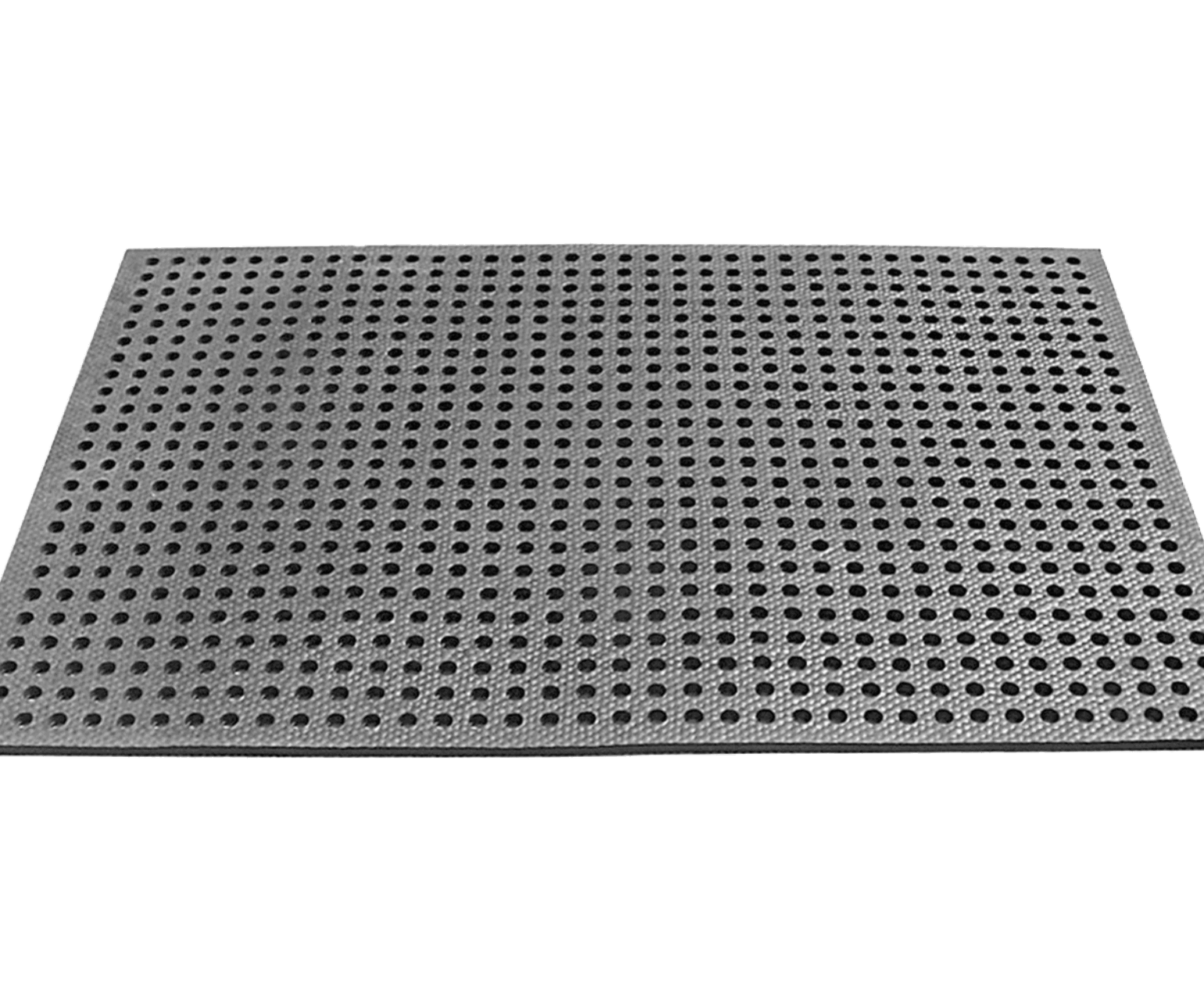 Stall mat with holes